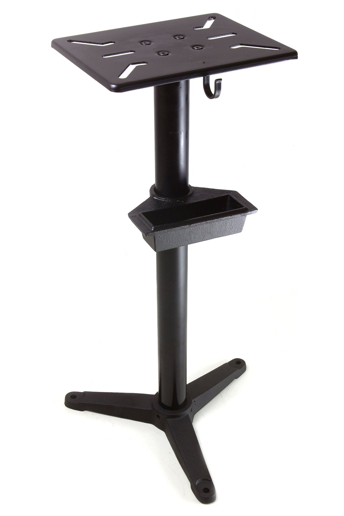 WEN bench grinder stand with water pot visible, offering stability and cooling during use.
