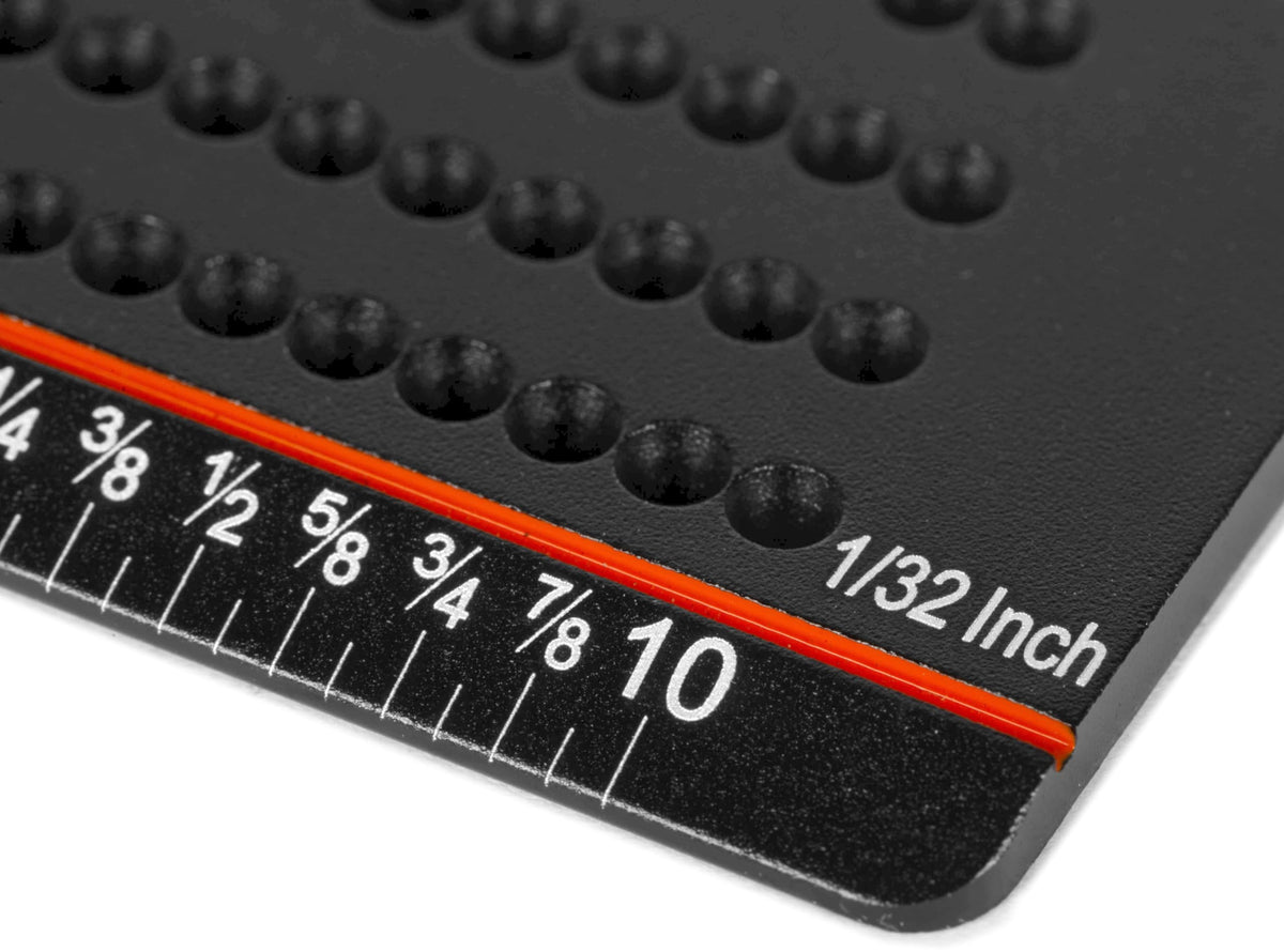 WEN beveled edge improves visibility when scribing measurements