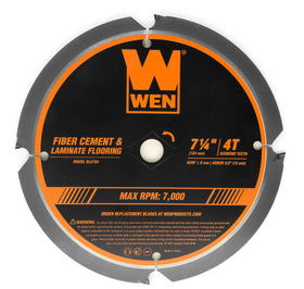 WEN BL0704 blade for fiber cement cutting with precise, clean edges