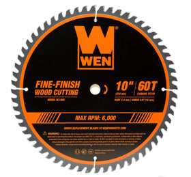 Heat expansion slots on WEN BL1032 blade maintain accuracy