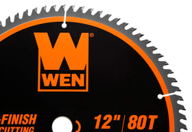WEN BL1280 blade with 1-inch arbor demonstrates broad compatibility
