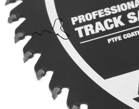 WEN BL6556 PTFE coating stays cool, reducing burn marks during cuts.