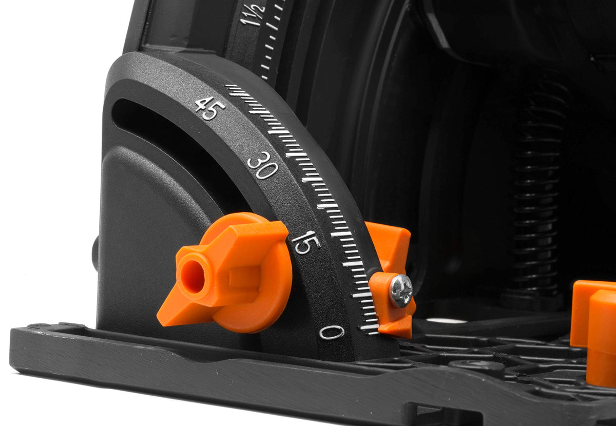 WEN CT1274 360-degree dust port helps keep the workspace cleaner