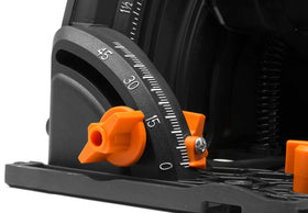 WEN CT1274 360-degree dust port helps keep the workspace cleaner