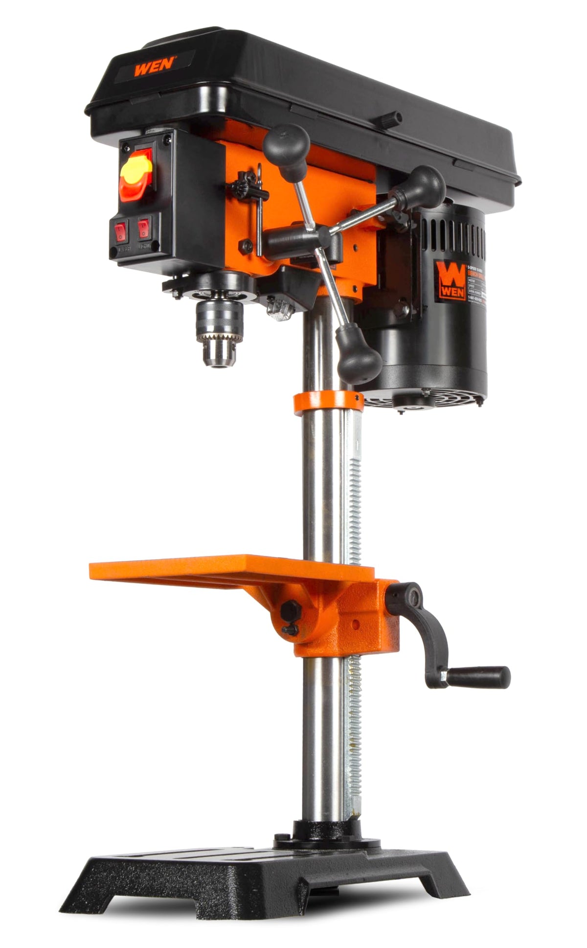 WEN DP1050 laser guide helps align drill positions precisely