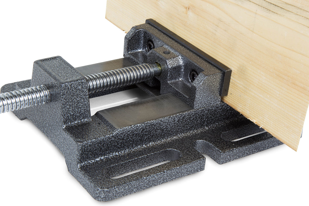 WEN DPA424 onboard mounting slots allow secure drill press table attachment.