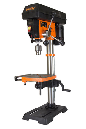 WEN drill press laser center-point shows precise alignment
