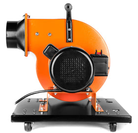WEN dust collector with two-year warranty label