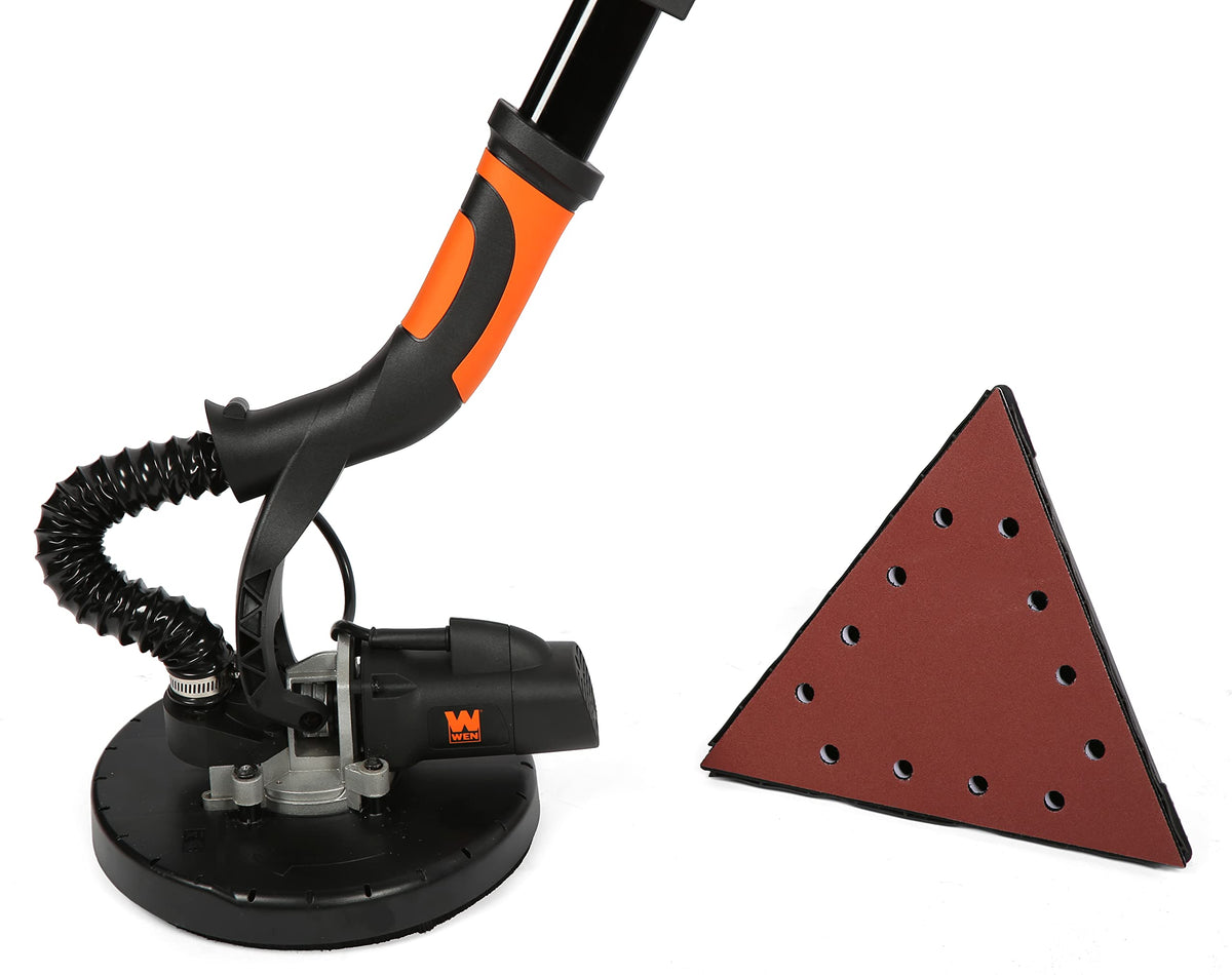 DW5084 extendable reach enables ceiling and wall sanding.