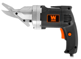 WEN electric fiber cement shear with 360 pivot head enabling cuts from any angle
