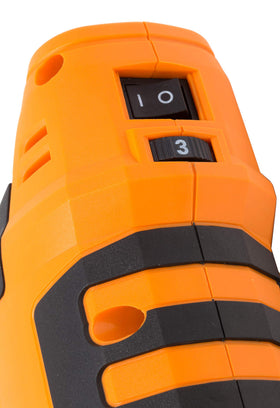 WEN HA5932 dust port improves dust collection.