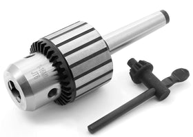 WEN LA164K 58-inch drill chuck mounted for secure bit holding