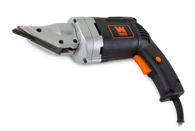 WEN Metal Shear slicing through 20-gauge stainless steel