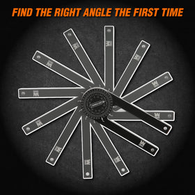 WEN Miter Saw Protractor in crown molding setup demonstrates versatile use.