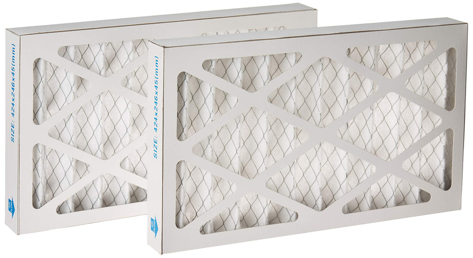 WEN outer air filter 5-micron pack viewed front, helps keep workshop air clean.