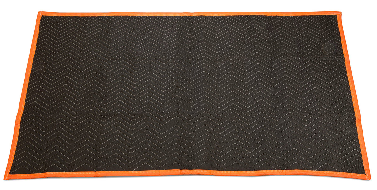 WEN padded mover blanket close-up of double-stitched seam for strength