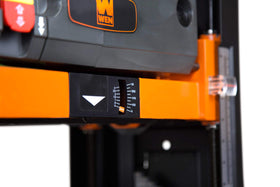 WEN PL1326 depth adjustment knob for precise material removal per pass