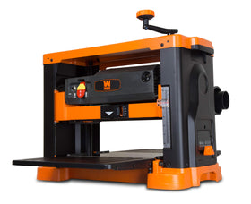 WEN PL1326 front view demonstrating sturdy benchtop stability for accurate planing