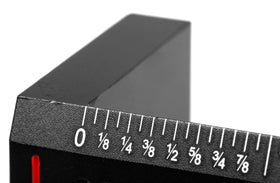 The edge wraps around a workpiece to improve stability during marking.