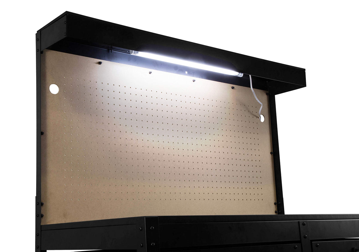62-inch tall WB4723T with a 25 by 48-inch footprint fits in garages and shops.