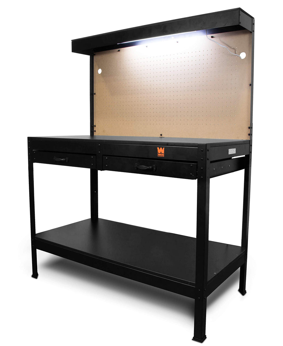 WEN WB4723T workbench top with overhead light for precise, well-lit projects.