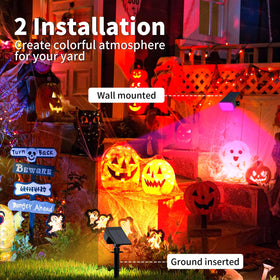 WENATY ground stake installation enabling easy lawn lighting