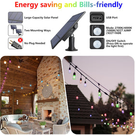 WENFENG IP65 waterproof, shatterproof strings withstand outdoor weather