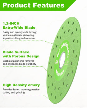 WENHUALI 1.2-inch wide blade enables faster tile and stone cuts.