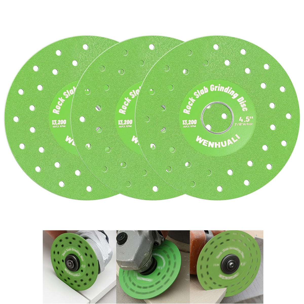 WENHUALI diamond rock slab disc close-up for precise cuts.