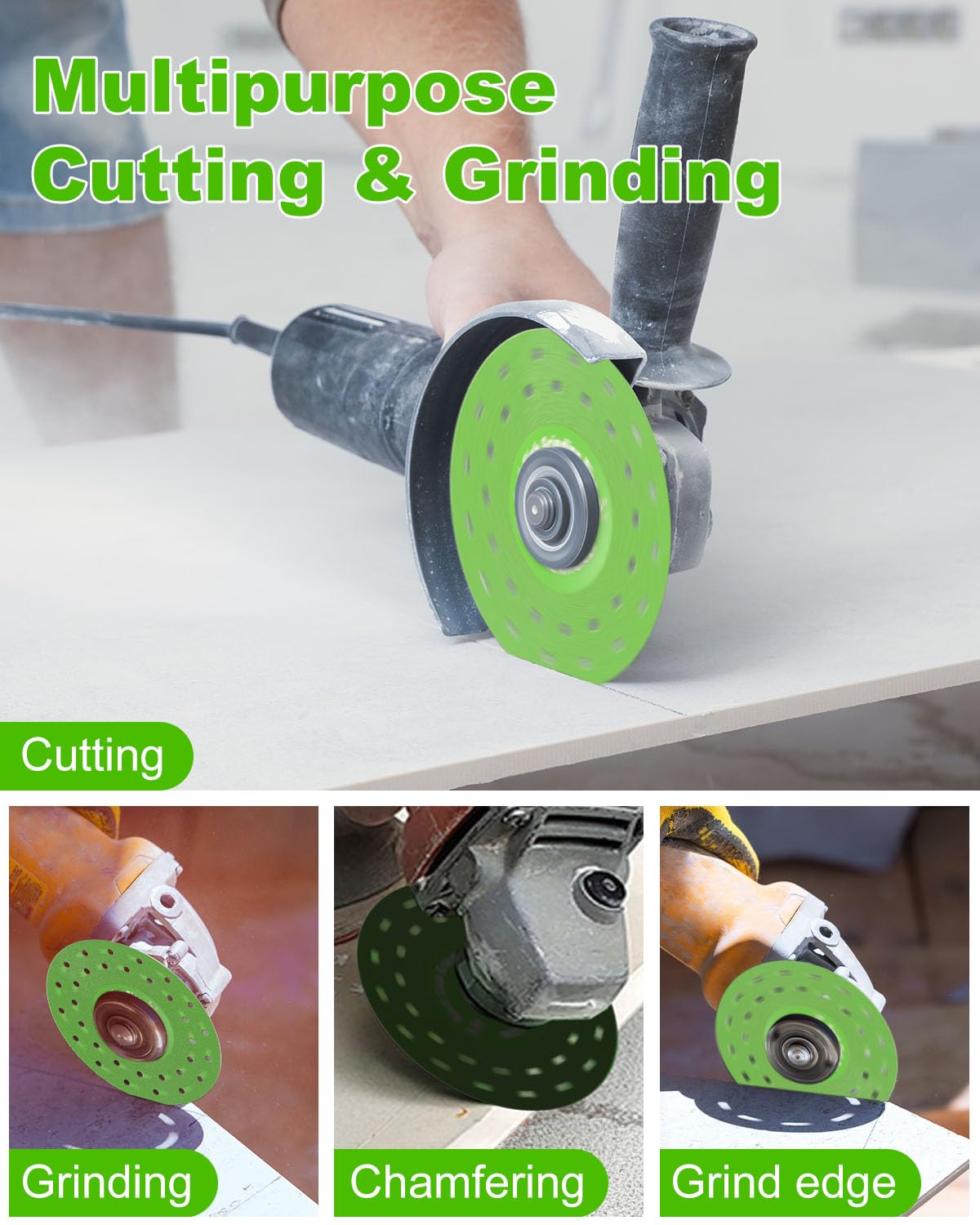 WENHUALI multi-pore design improves cooling and chip removal during grinding.