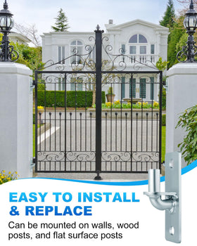 WENHUALI outdoor gate hinges installation emphasizes outdoor resilience.