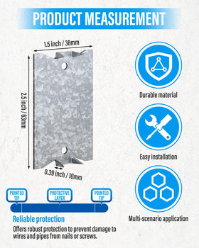 WENHUALI Snowflake Silver nail plates showing sharp prongs for fast embedding