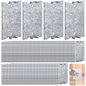 WENHUALI Snowflake Silver nail plates protecting wood studs during installations