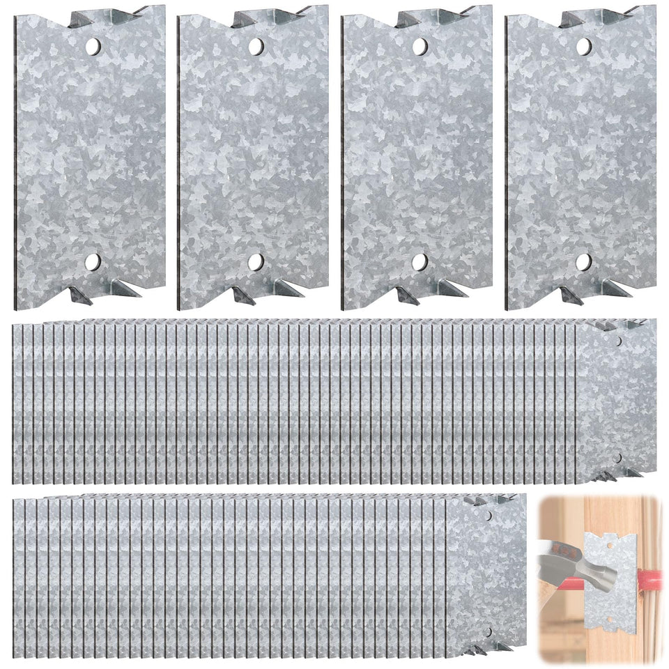 WENHUALI Snowflake Silver nail plates protecting wood studs during installations