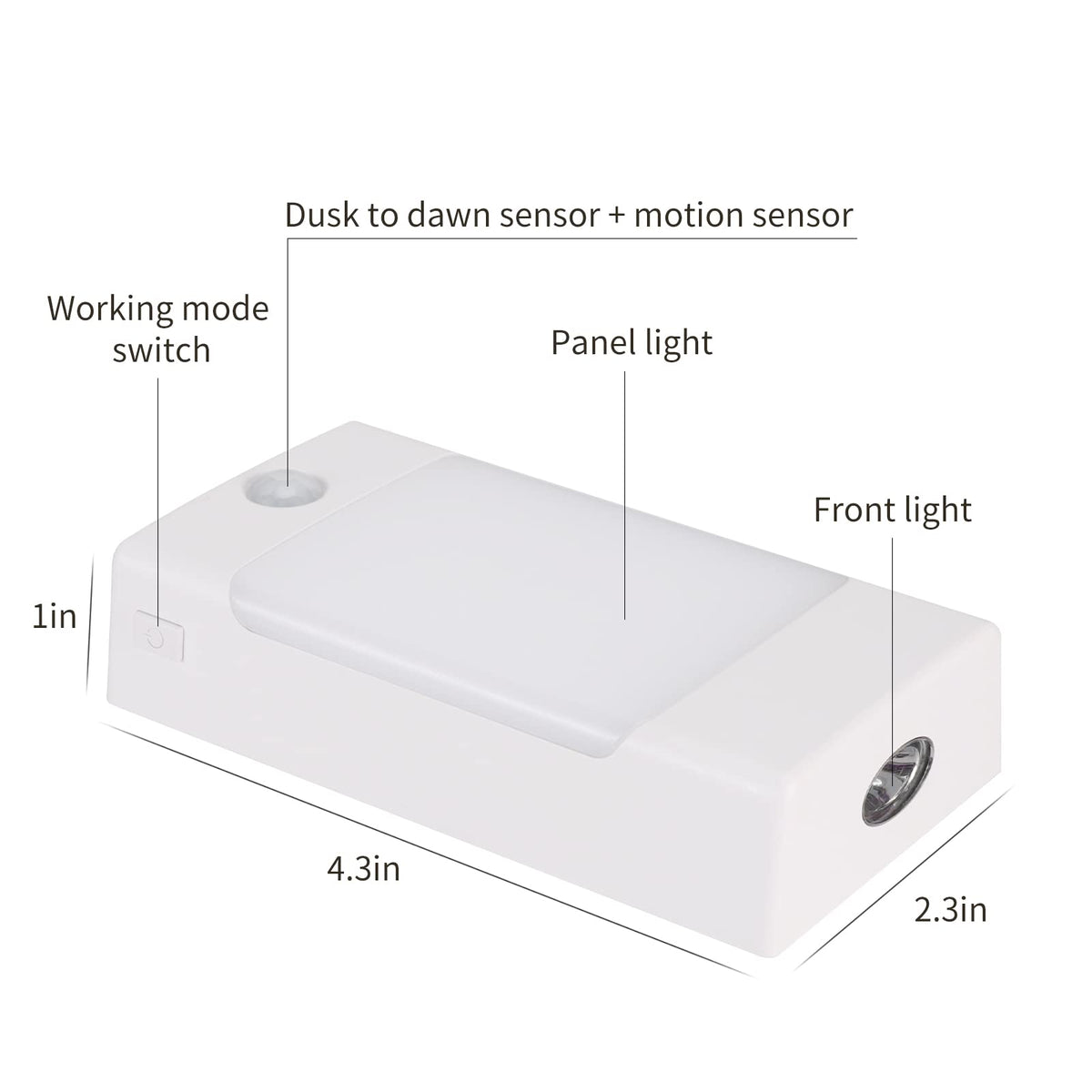 Wennyn 4-in-1 LED night light ready to use in a compact package