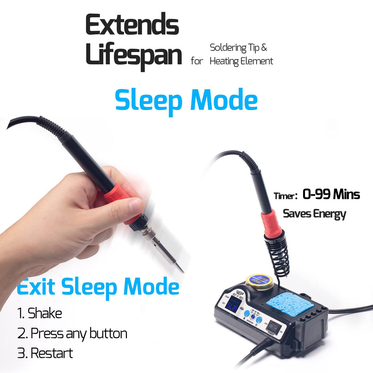 WEP 927-IV helping hands stabilize components from multiple angles