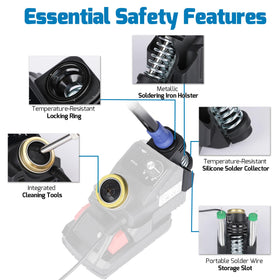 WEP 937D-I compact cordless setup suitable for bench or field work