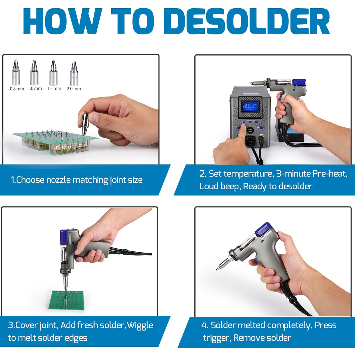 WEP 948D-I 2.0mm nozzle clears larger joints with less downtime