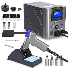 WEP 948D-I desoldering station front view shows sturdy build for frequent PCB tasks