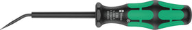 Wera 05008101001 curved blade in a terminal block for easy spring terminal actuation.