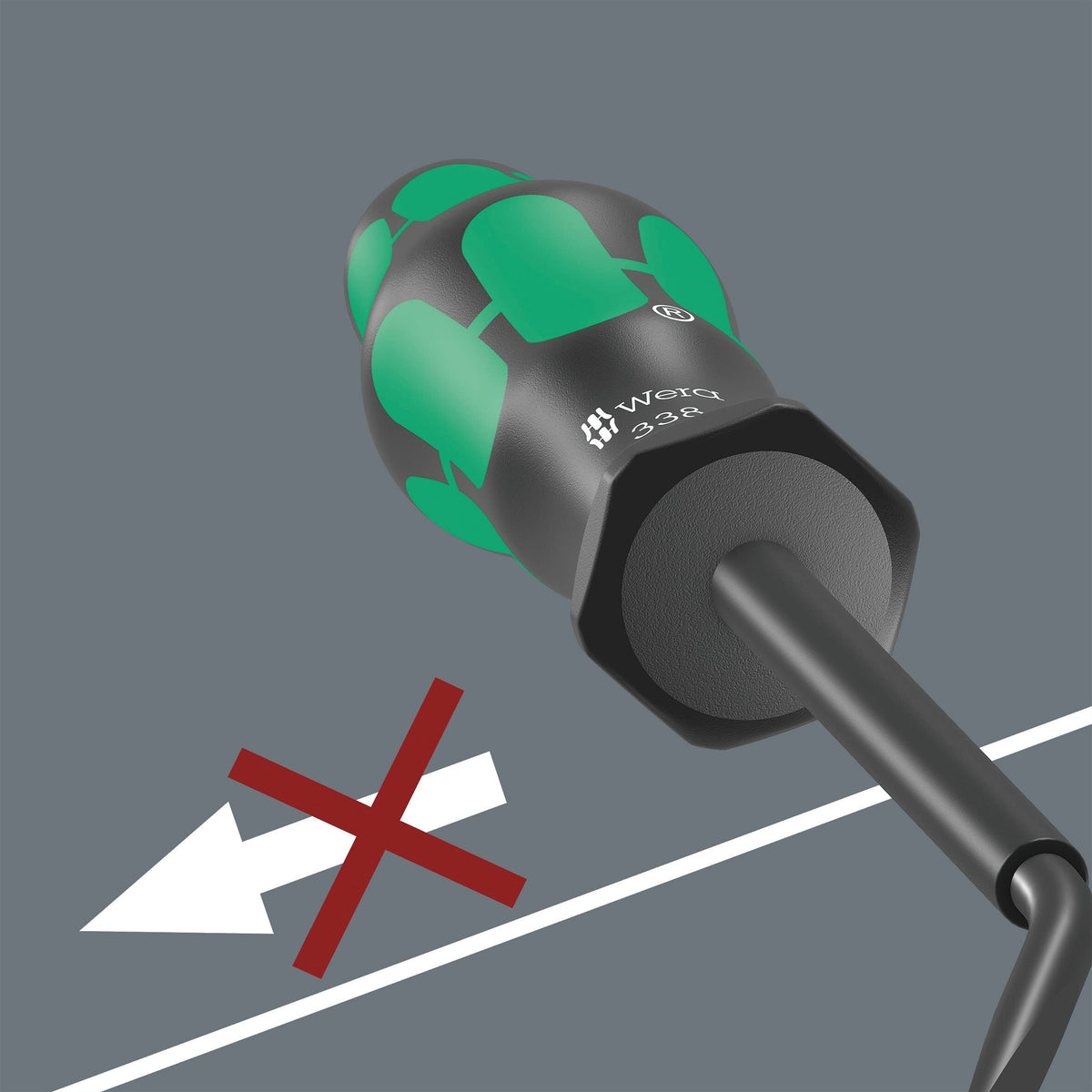 Compact tool designed for access inside distribution boxes and terminals.