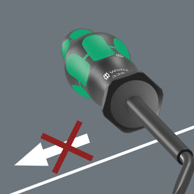 Compact tool designed for access inside distribution boxes and terminals.