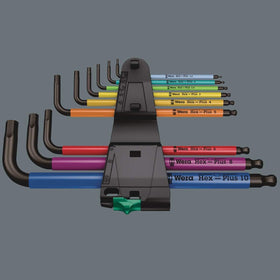 Wera long-arm with ballpoint enables reach in tight spots.