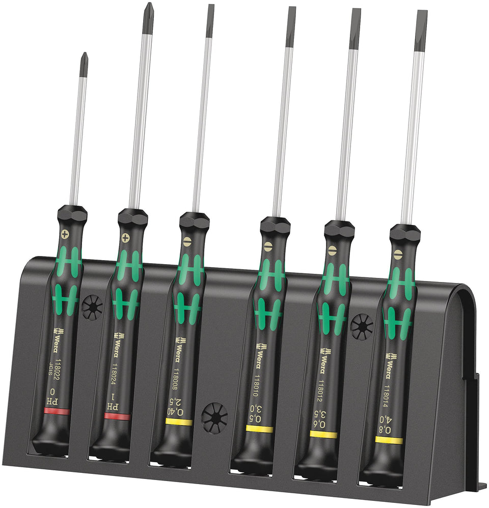 Wera Kraftform Micro handle detail for precise control in electronics.