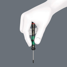 Wera Kraftform Micro Phillips tip close-up for durable, precise driving.