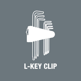 Wera two-component clip provides secure, quick-access storage.