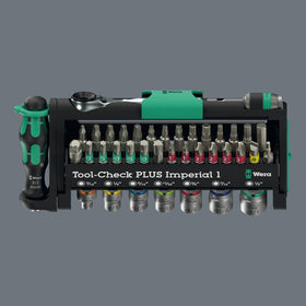 Wera 39-piece kit with 19 cm length for portable on-site use