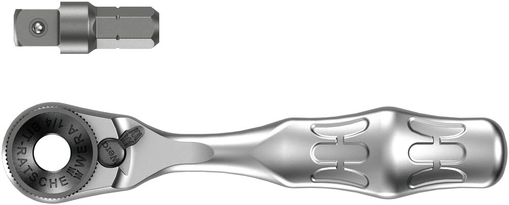 Wera 5073230001 8001 A ratchet head with compact design for tight spaces