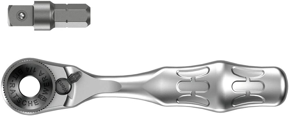 Wera 5073230001 8001 A ratchet head with compact design for tight spaces