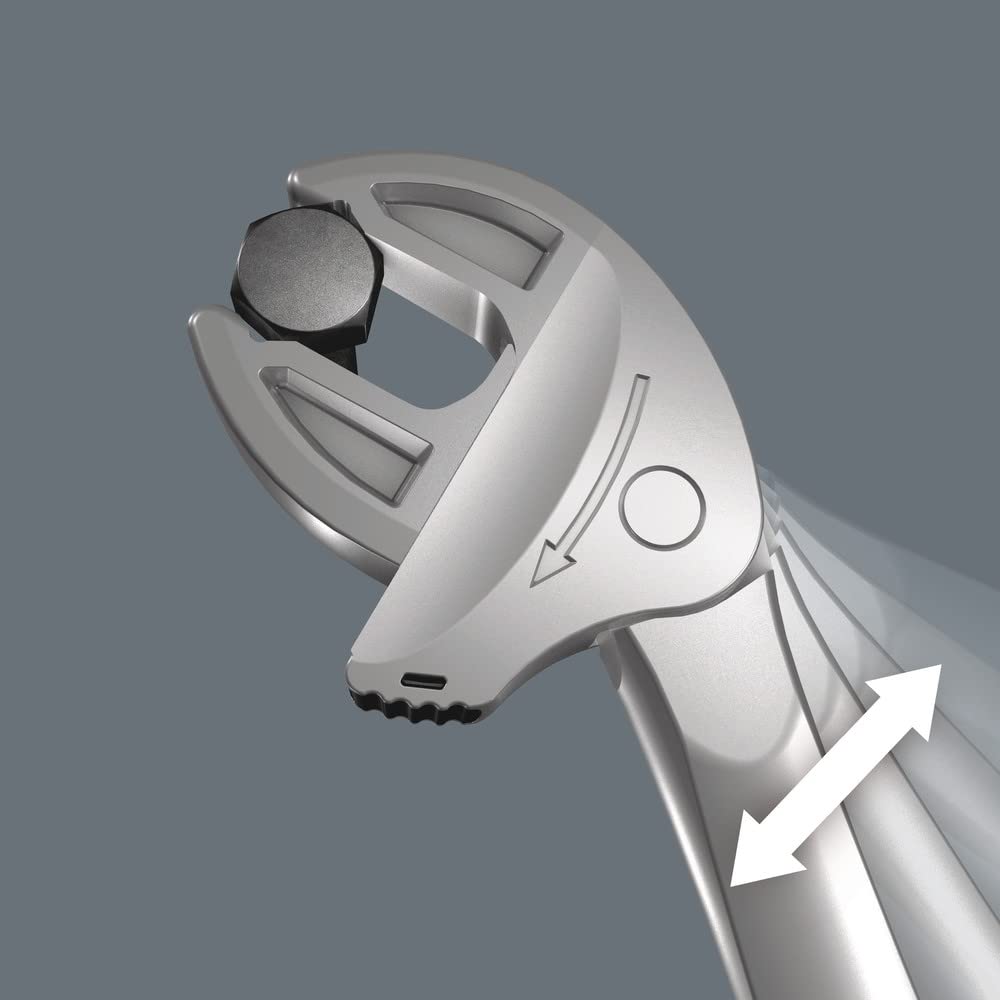 Wera Joker XXL 30-degree back-pivot shown for tight angle access